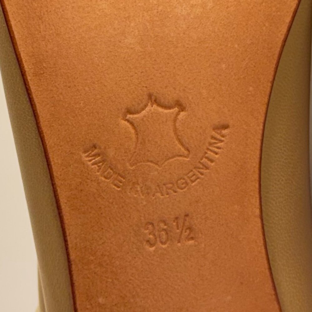 Martiniano Kid Leather Booties (Lichen) 36.5 - Picture 4 of 7